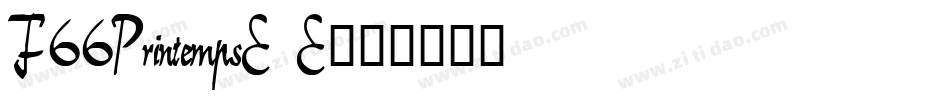 F66PrintempsE E字体转换